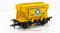 38-273 Bachmann BR 22 Ton Presflo Cement Wagon - Blue Circle Cement Yellow - Era 5.